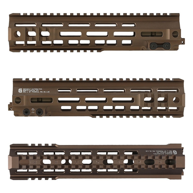 Zparts Geissele Mk4 10inch M-LOKハンドガード Federal刻印 (東京