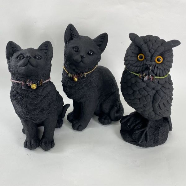 ☆備長炭アニマル ネコA・B/フクロウ 消臭効果もあり、インテリアや