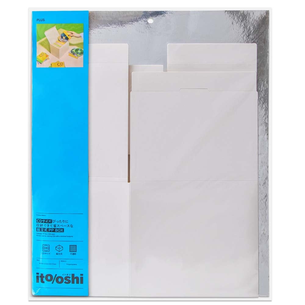 プラス PLUS ボックス ito/oshi CDサイズぴったりに収納出来て省