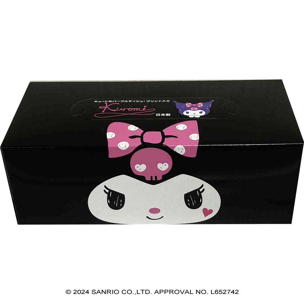 ハヤシ商事 クロミ キュートボックスティシュ 150組 10箱セット 122081