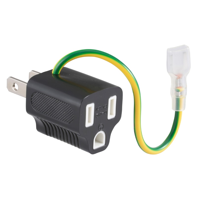 接地アダプター アース端子カバー付き_HS-TM1E1E3-K 00-2251｜通販なら