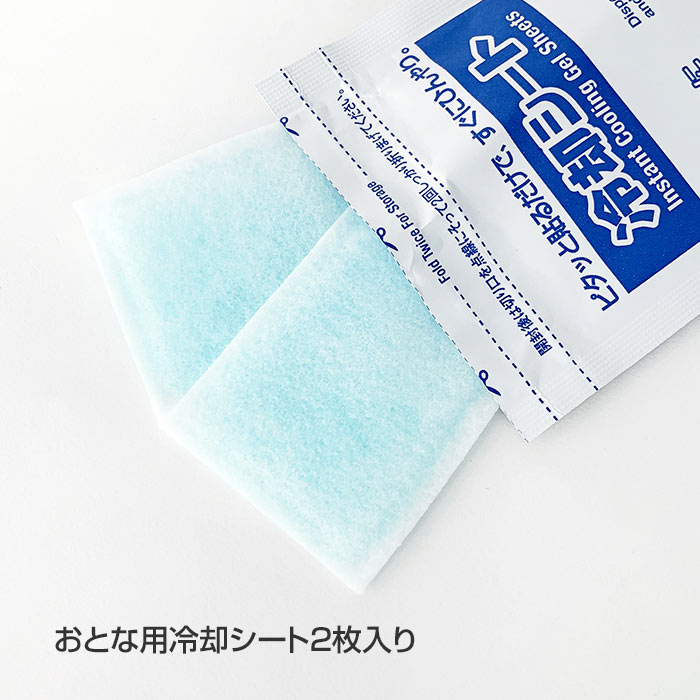 冷却シート 2枚入 200セット(1c/s)(16-013)｜卸スタジアム