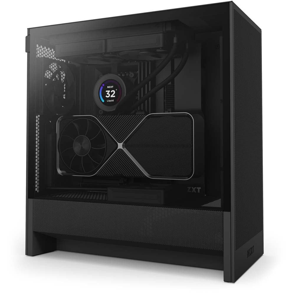 NZXT H5 Flow v2 Black ミドルタワーケース ブラック｜CC-H52FB-01通販