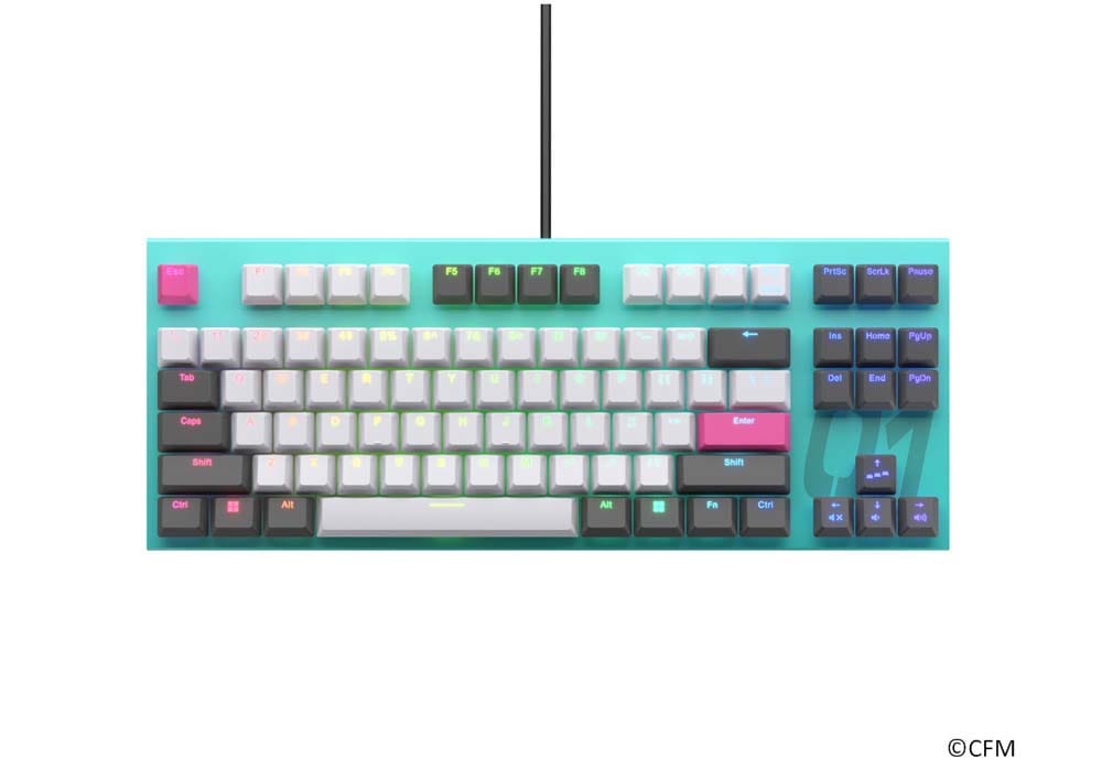 東プレ REALFORCE GX1 初音ミクコラボカラーデザインモデル テンキー