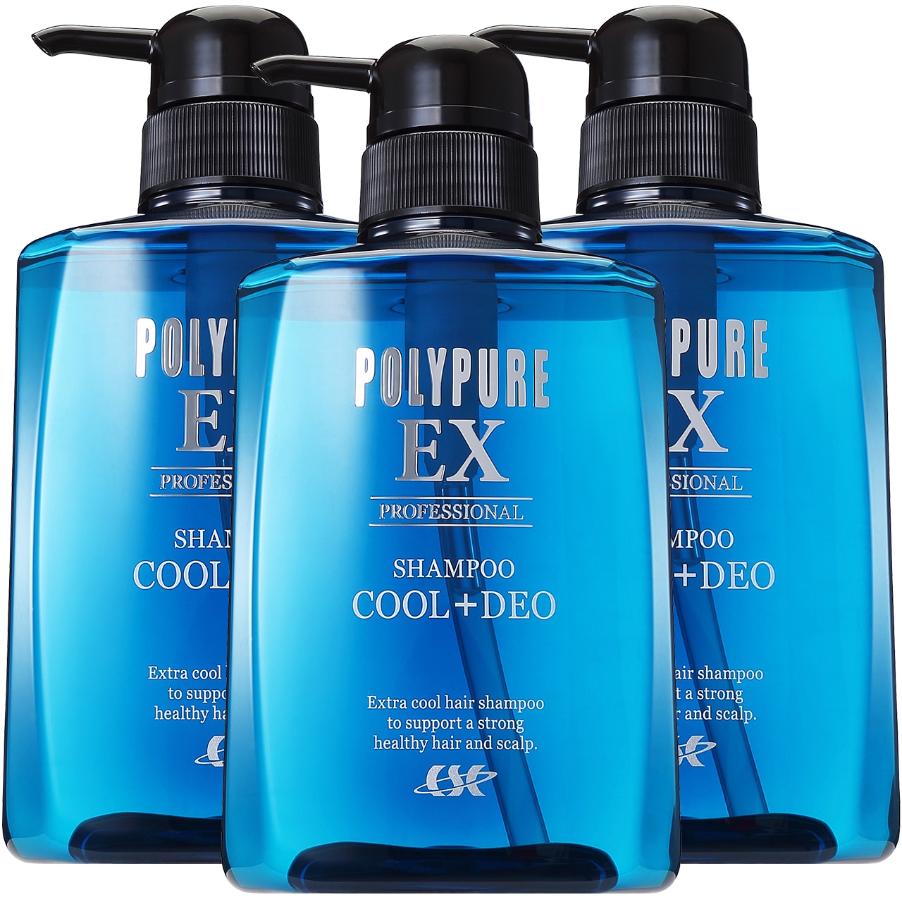 薬用ポリピュア シャンプー エクストラクールブラック お得な3本セット