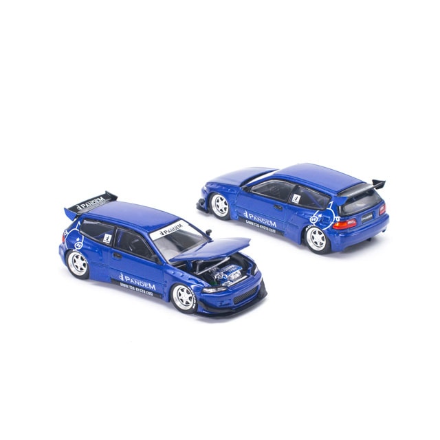 1/64 PANDEM CIVIC EG6 v1.5 METALLIC BLUE | Honda | POP RACE WORLD