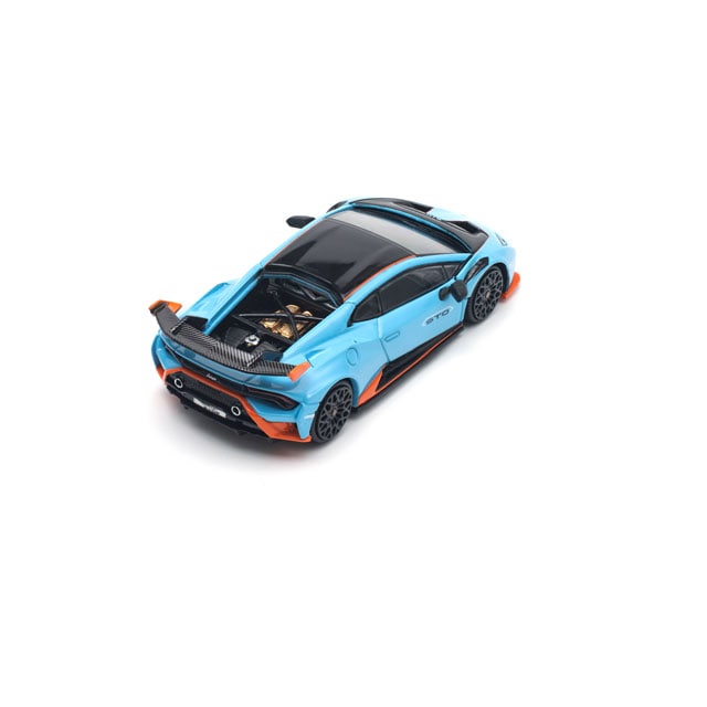 1/64 LAMBORGHINI HURAC??N STO BLU LAUFEY/ARANCIO XANTO