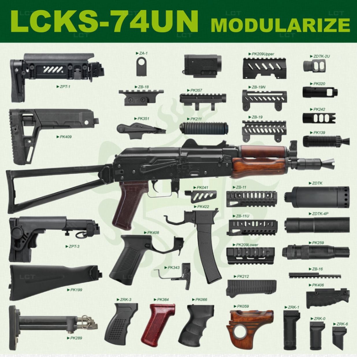 LCT AKS74U ドラグーン風カスタム