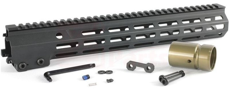 Z-PARTS マルイ M4MWS/GEISSELEスタイル SMR MK16 M-LOK ハンドガード