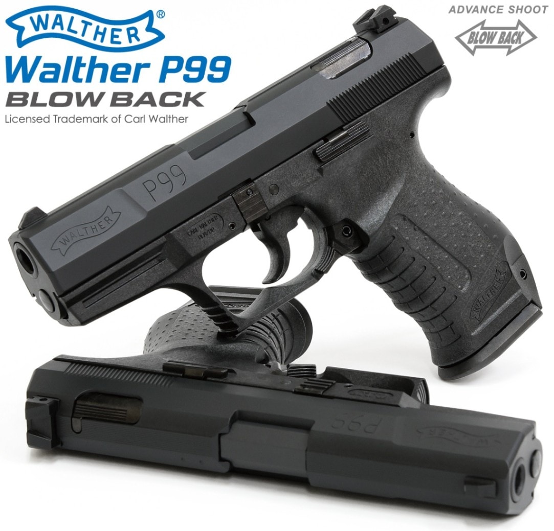 【引退品】マルゼンWalther P99 ガスガン 4マガジン付き 引退品】マルゼンWalther P99 ガスガン 4マガジン付き
