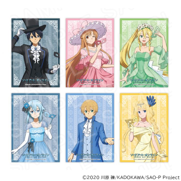 アニメ「ソードアート・オンライン 」 描き下ろしブロマイドセット(6枚