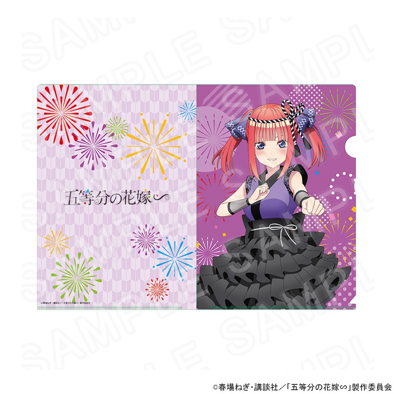 TVスペシャルアニメ「五等分の花嫁∽」A4クリアファイル 二乃（夏祭り）
