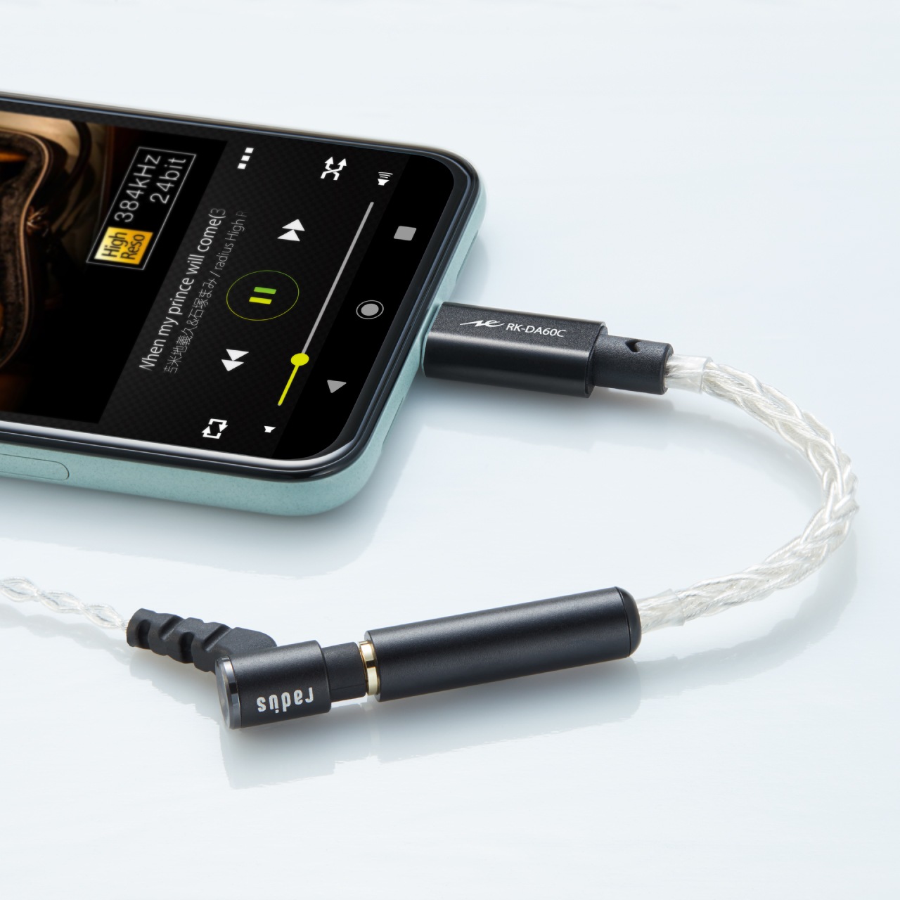 RK-DA60CK ラディウス USB-C 32bit/384kHz 接続 小型ポータブルDAC