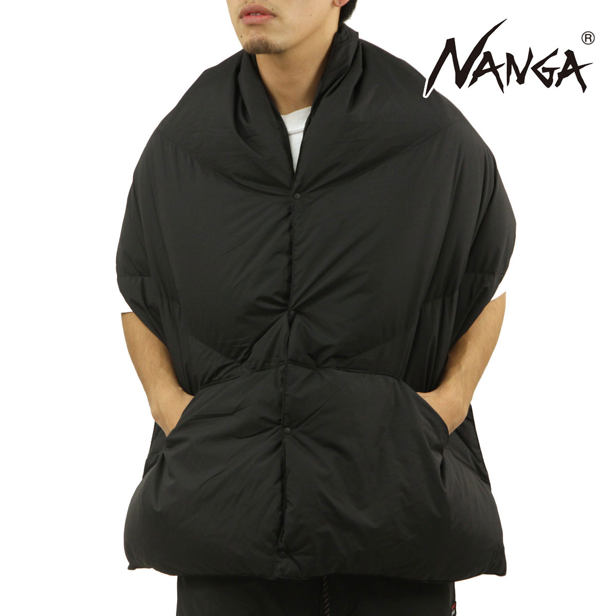 ナンガ メンズ レディース ダウン ポンチョ マフラー 正規販売店 NANGA