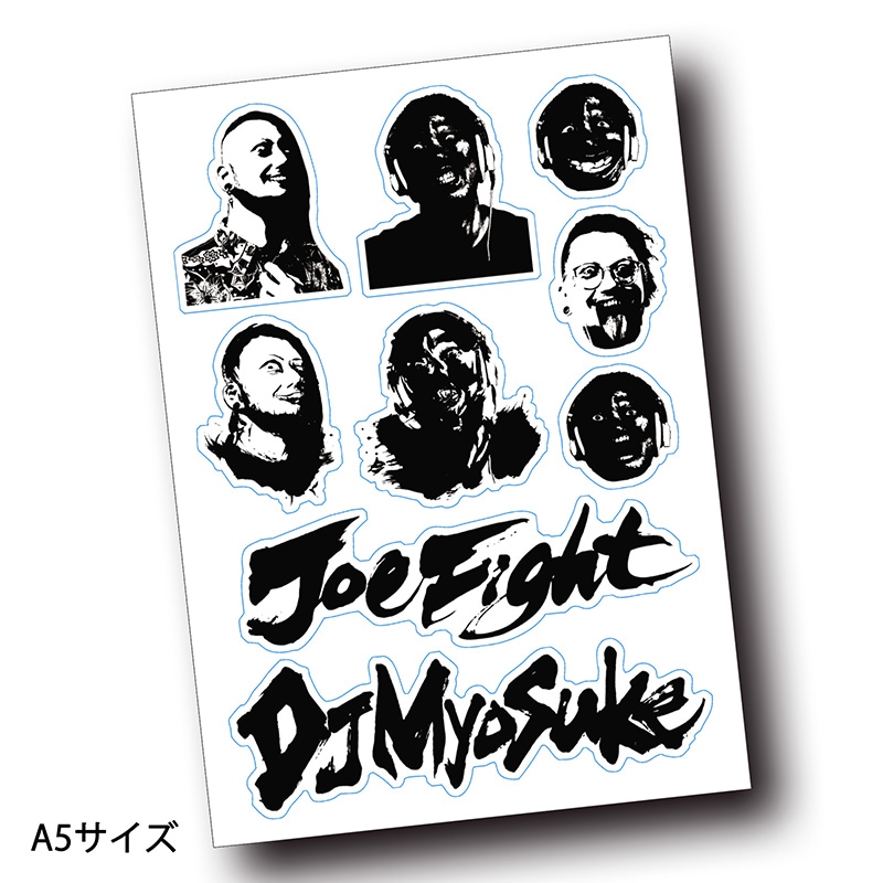 DJ Myosuke & Joe Fight ステッカーセット | HARDCORE TANO*C CREW