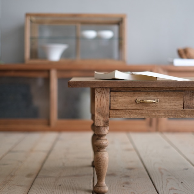 ローテーブル ろくろ｜すべての商品｜古家具・アンティーク家具 R-select