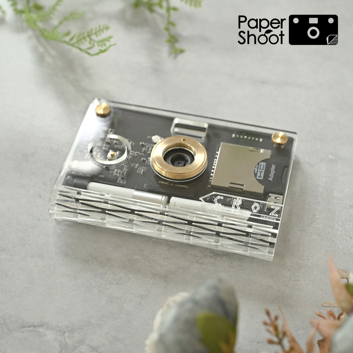 ペーパーシュート(papershoot) CROZ VANGUARD Camera Set/透明・クリア