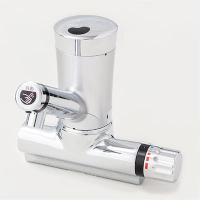 ミナミサワ 【SS2VMW】 台付サーモスタット混合水栓(2ホール) 自動水栓