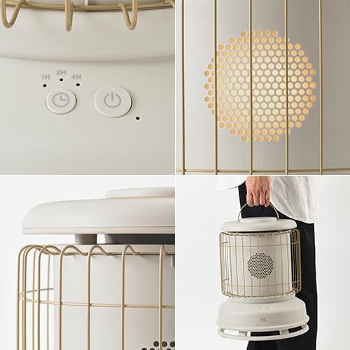 ブルーノ BRUNO ファンヒーター 全方位型 Classi