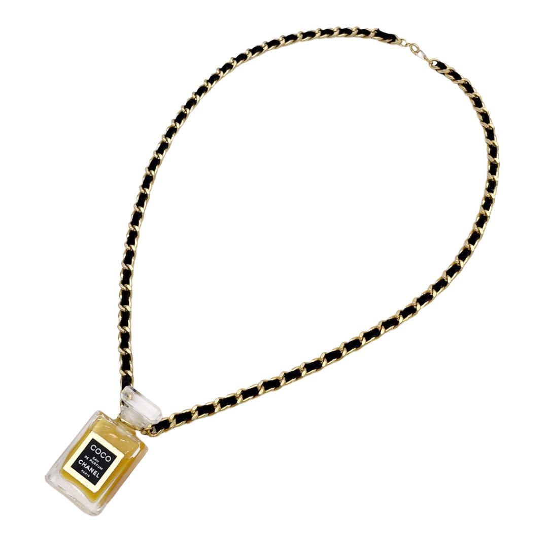 CHANEL シャネル チェーンネックレス COCO 香水 パフューム ミニボトル