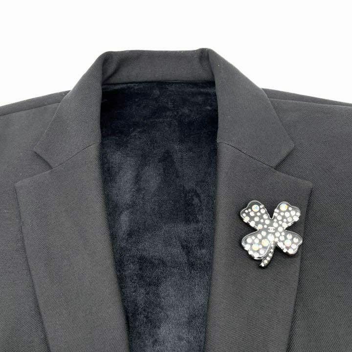 CHANEL シャネル ブローチ 四つ葉 クローバー ココマーク ライン