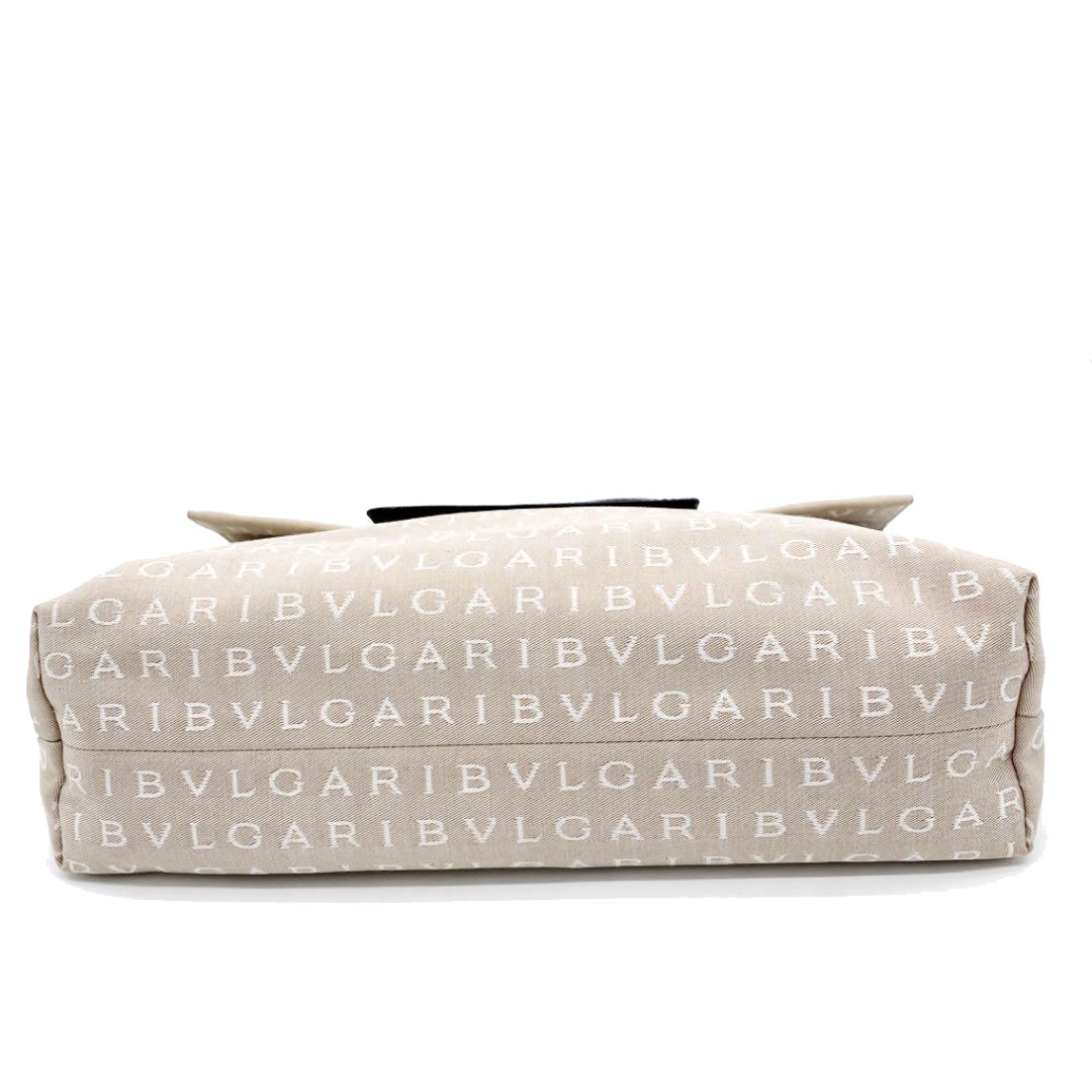 BVLGARI ブルガリ ワンショルダーバッグ ロゴマニア キャンバス レザー