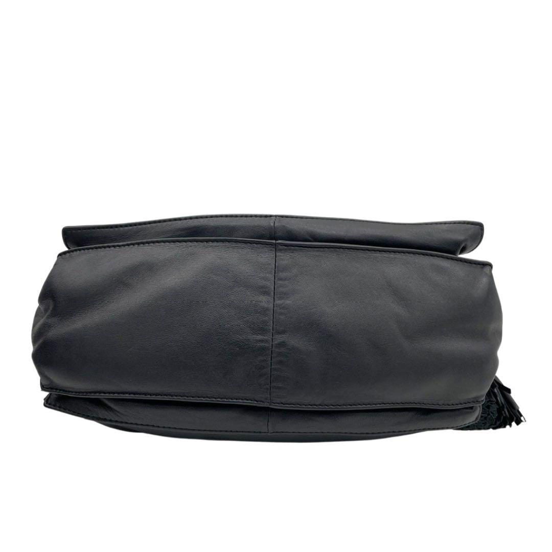LOEWE ロエベ フラメンコ30 巾着 ショルダーバッグ タッセル フリンジ