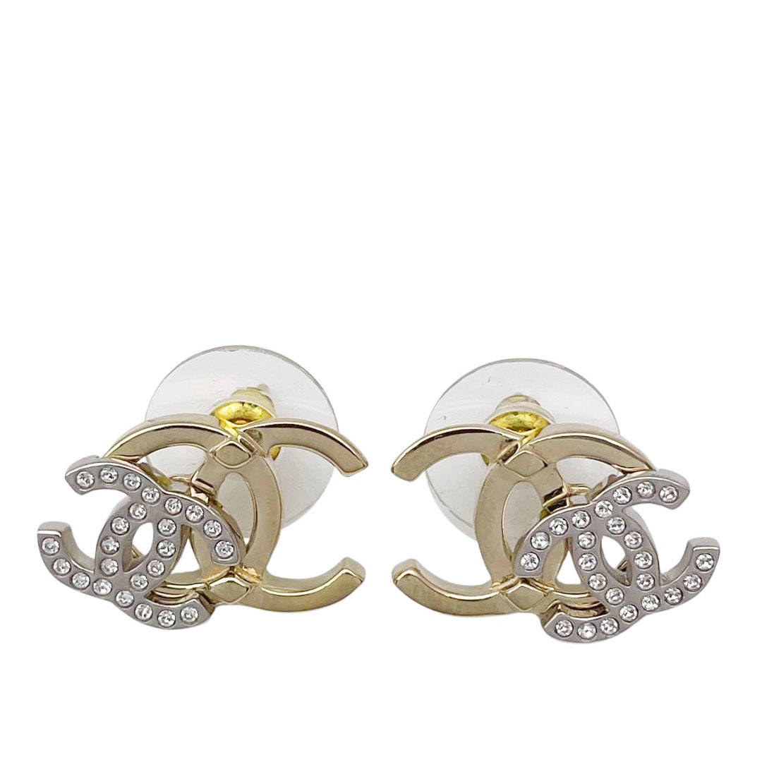 シャネル ライン ストーン ココマーク ピアス ノベルティ ノベルティ