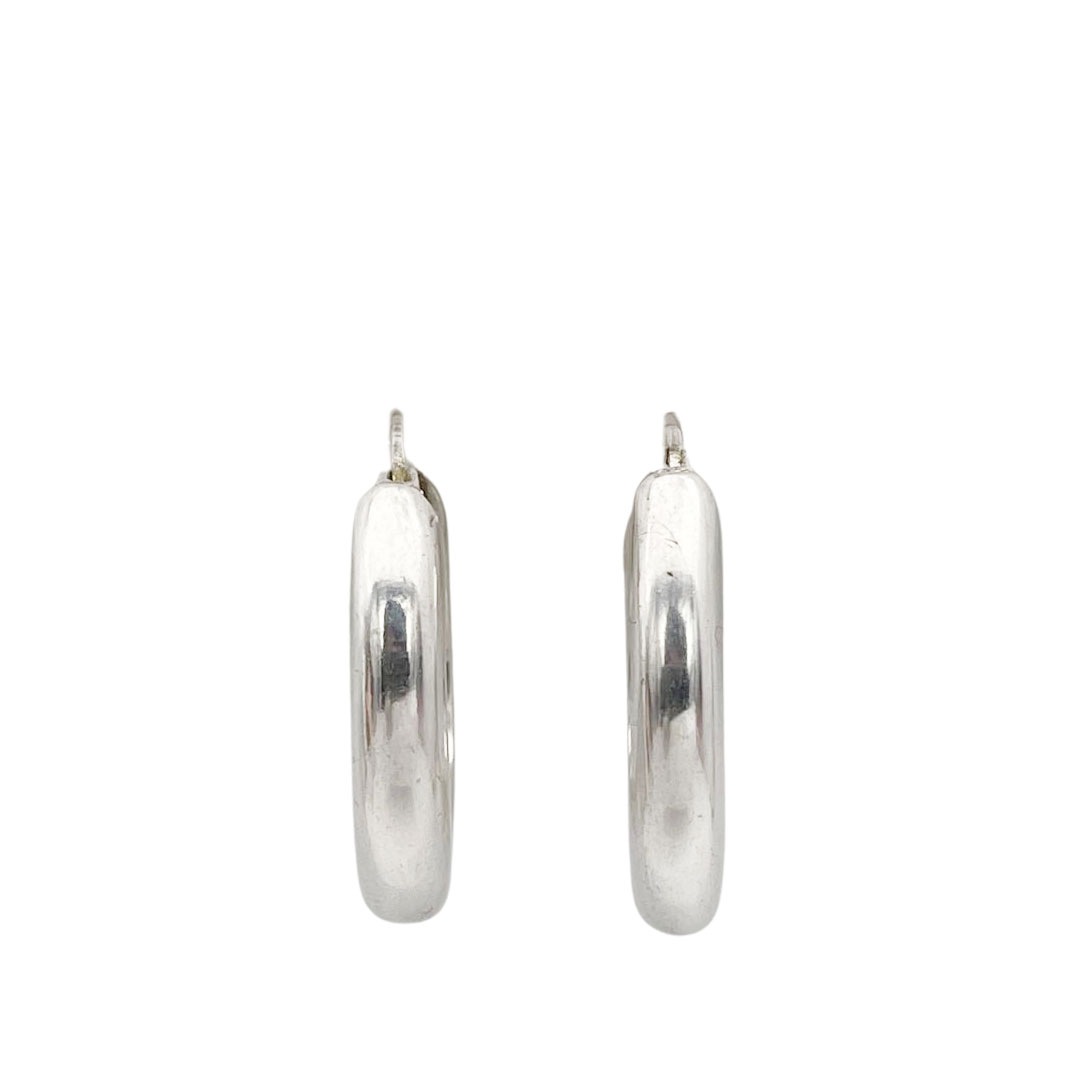 CHANEL シャネル フープピアス ロゴ 925 シルバー ヴィンテージ