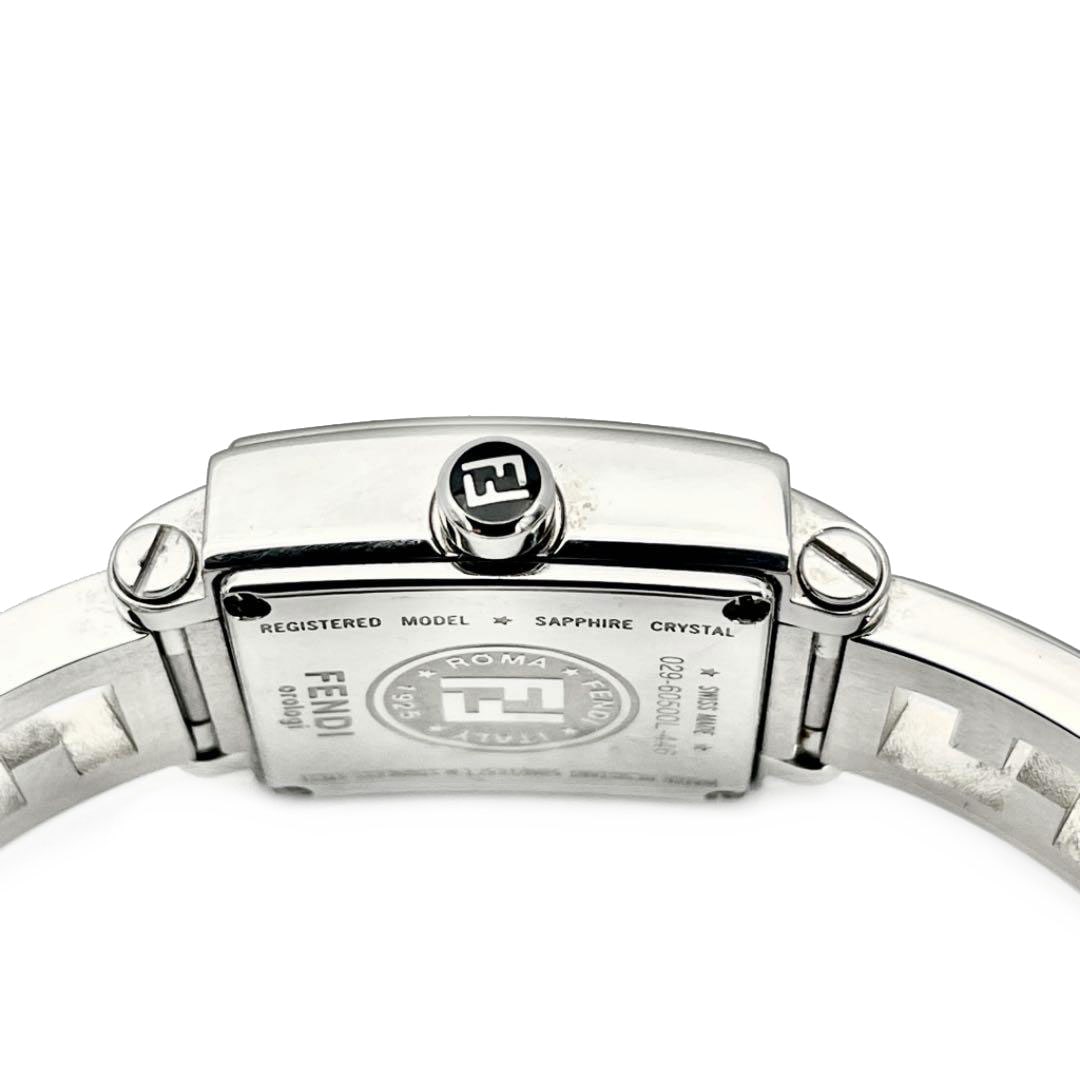 FENDI フェンディ レディース腕時計 クアドロミニ クオーツ シルバー