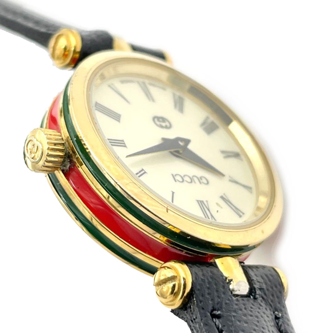 GUCCI グッチ レディース 腕時計 シェリーライン クオーツ リザード