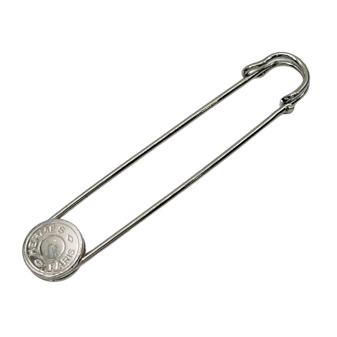HERMES エルメス セリエ ピンブローチ 安全ピン シルバー