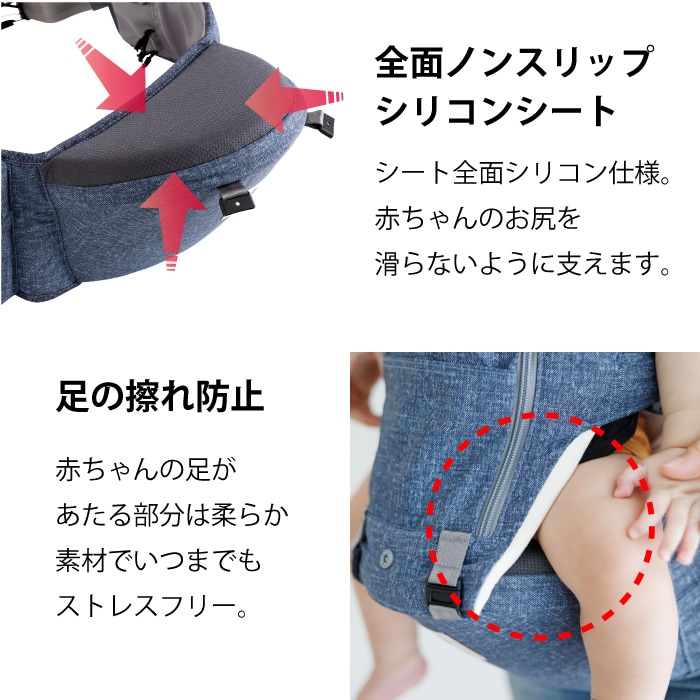 ミキハウス×ポグネー 抱っこ紐 ベビーキャリア