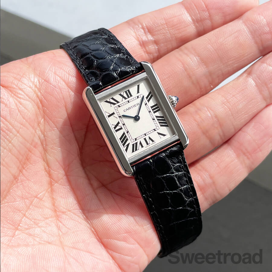 カルティエ タンクソロ Ref.3170 SMサイズ ・取扱説明書 w-31825gnz