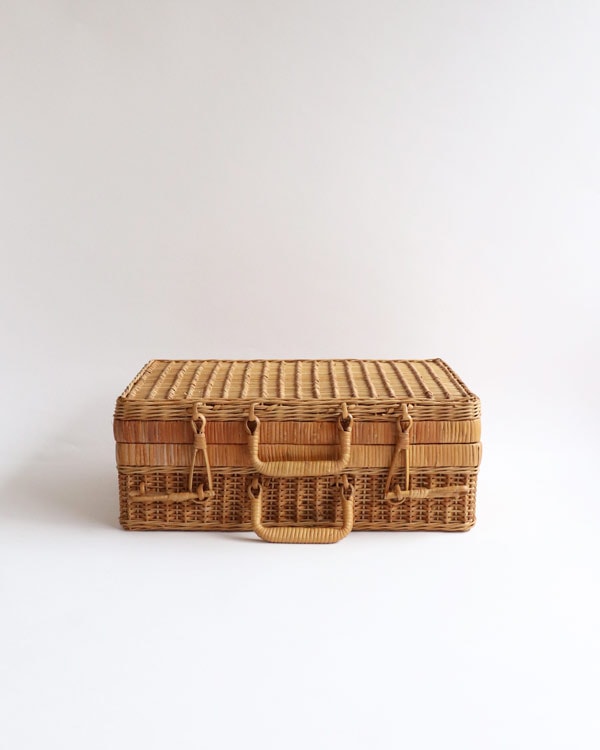 ラタン ピクニックバスケット トランク型 A