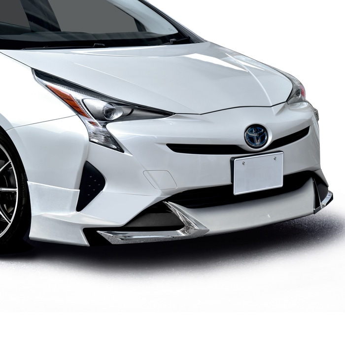 HELIOS ZVW50系 前期 プリウス フロントハーフスポイラー メッキ