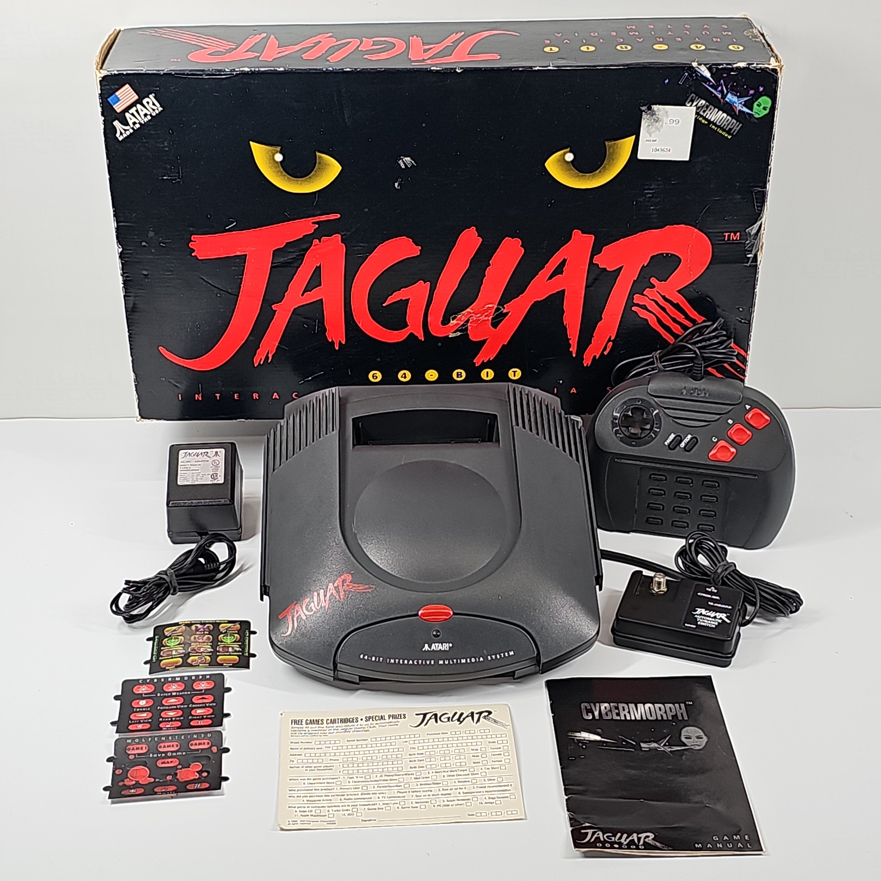 Atari Jaguar 64-Bit Interactive Multimedia System Video Game