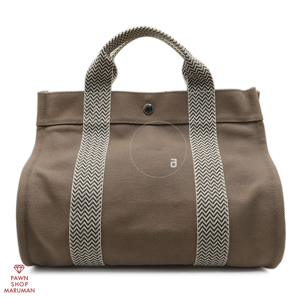 HERMES エルメス カンヌPM トートバッグ ハンドバッグ トワルアッシュ