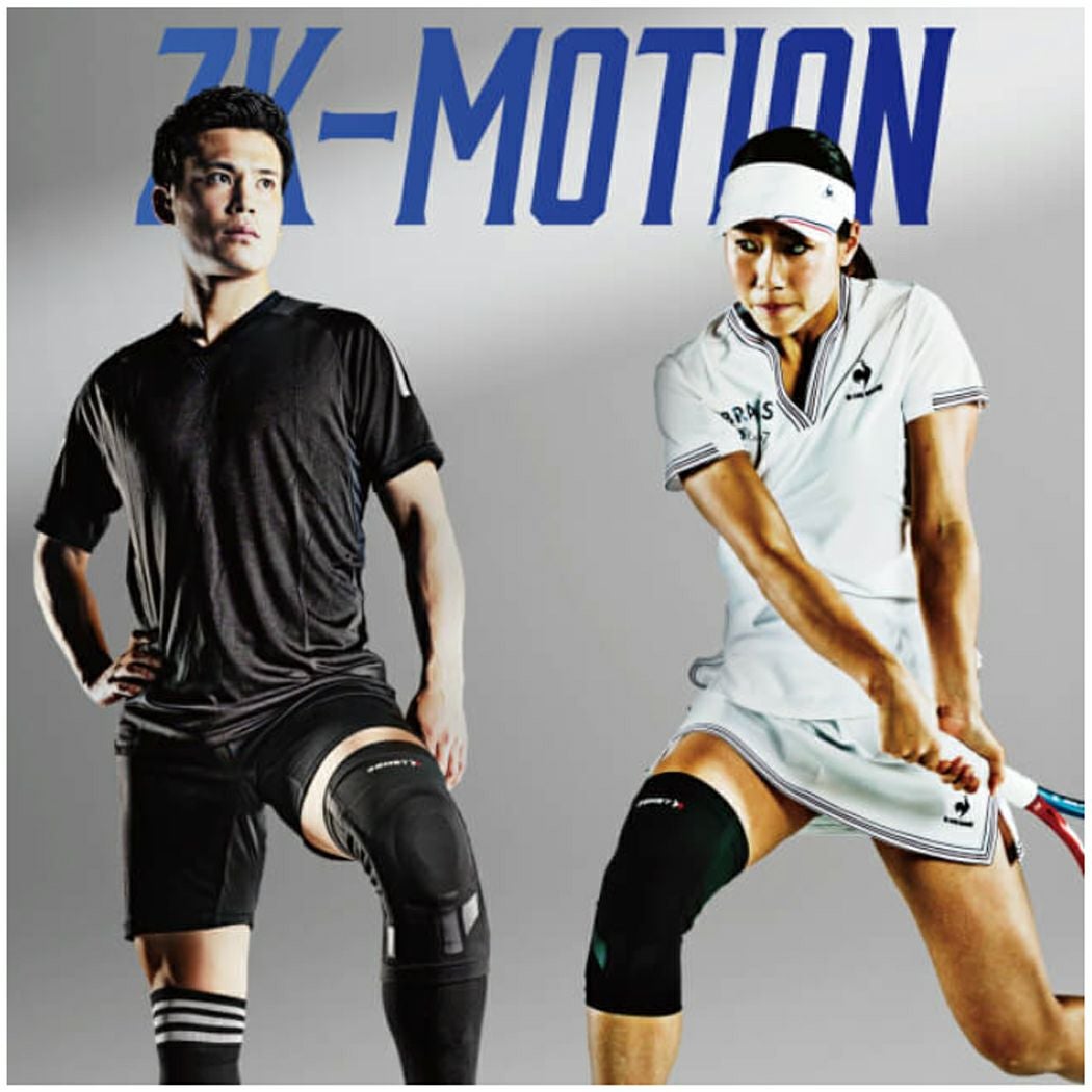 ザムスト ZAMST ZK-MOTION ヒザ用サポーター 左右兼用 ブラック 耐久性