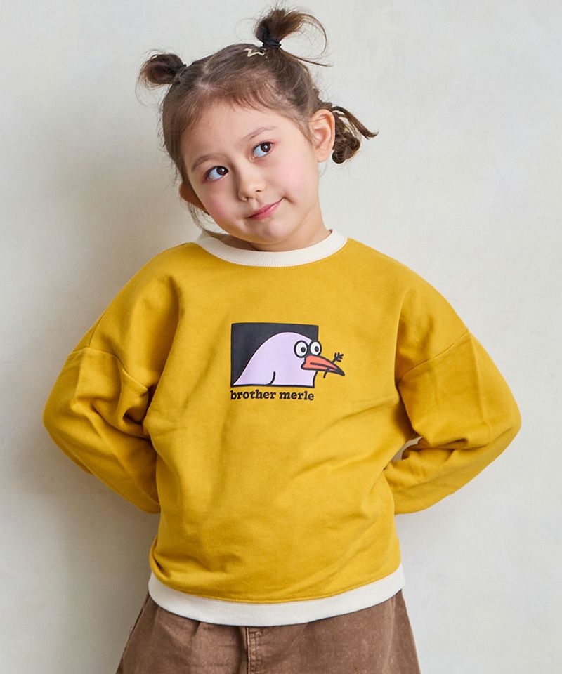TIME SALE】【別注】BROTHER MERLE プリントトレーナー ｜ トップス