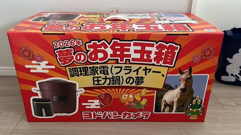 ヨドバシ福袋2026】調理家電（フライヤー、圧力鍋）の夢 ￥20,000 中身