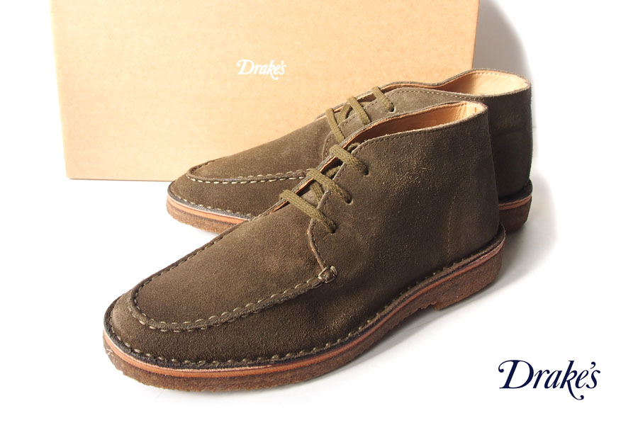 Sold Out】ドレイクス｜Drake's｜クロスビー スエードチャッカブーツ