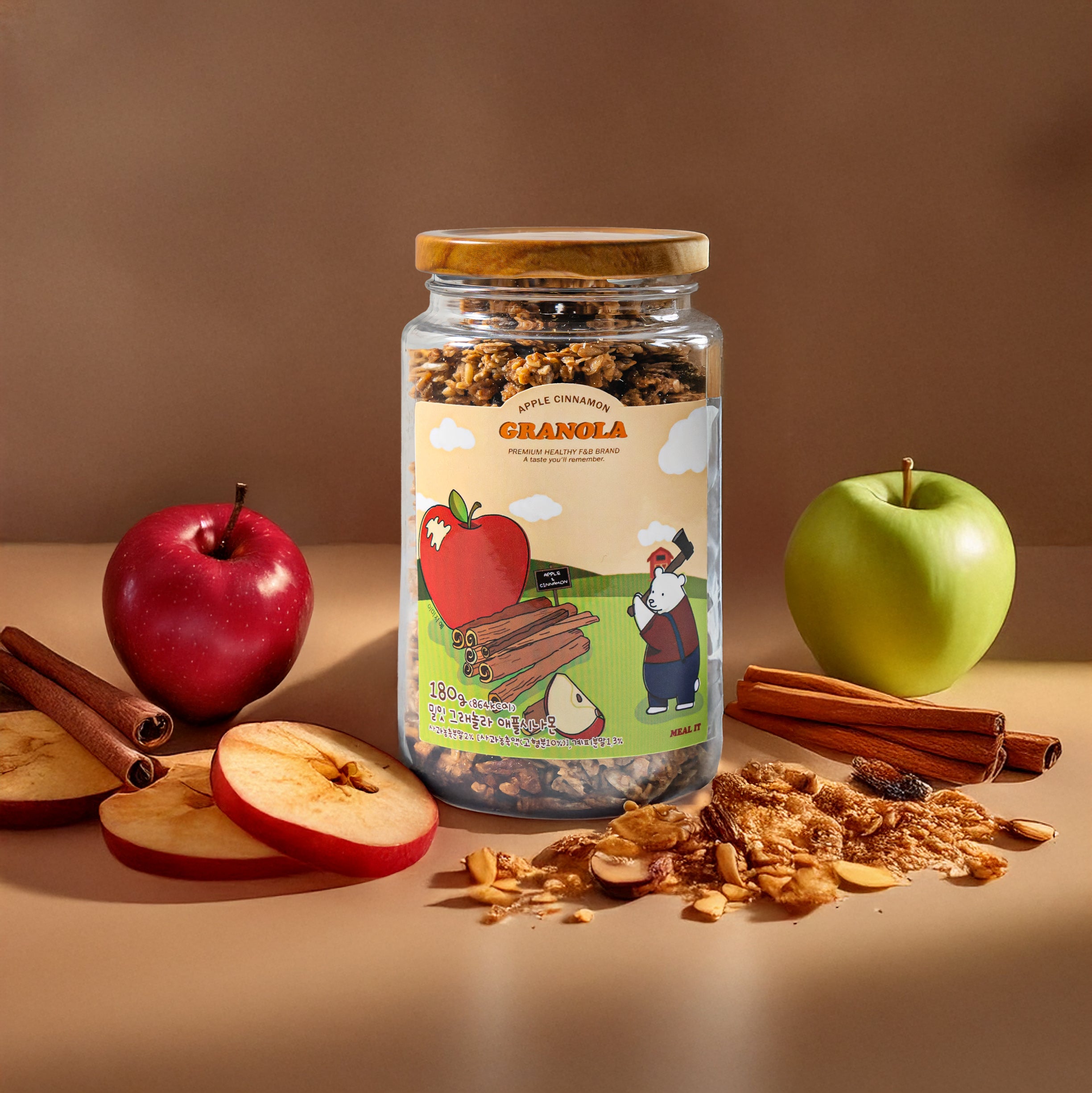 グラノーラ｜アップルシナモン・ホワイトベリー・カカオチョコ