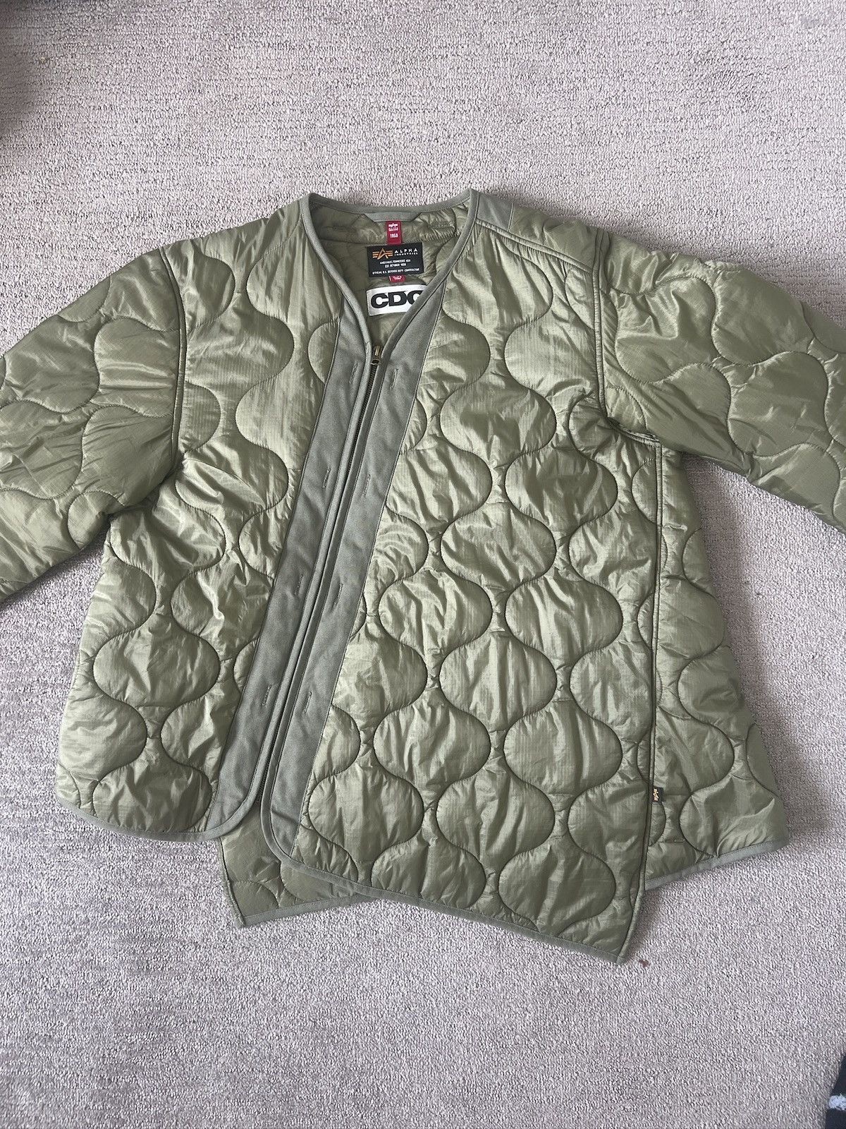 CDG by Comme des Garcons CDG x Alpha Industries Assymetrical Liner