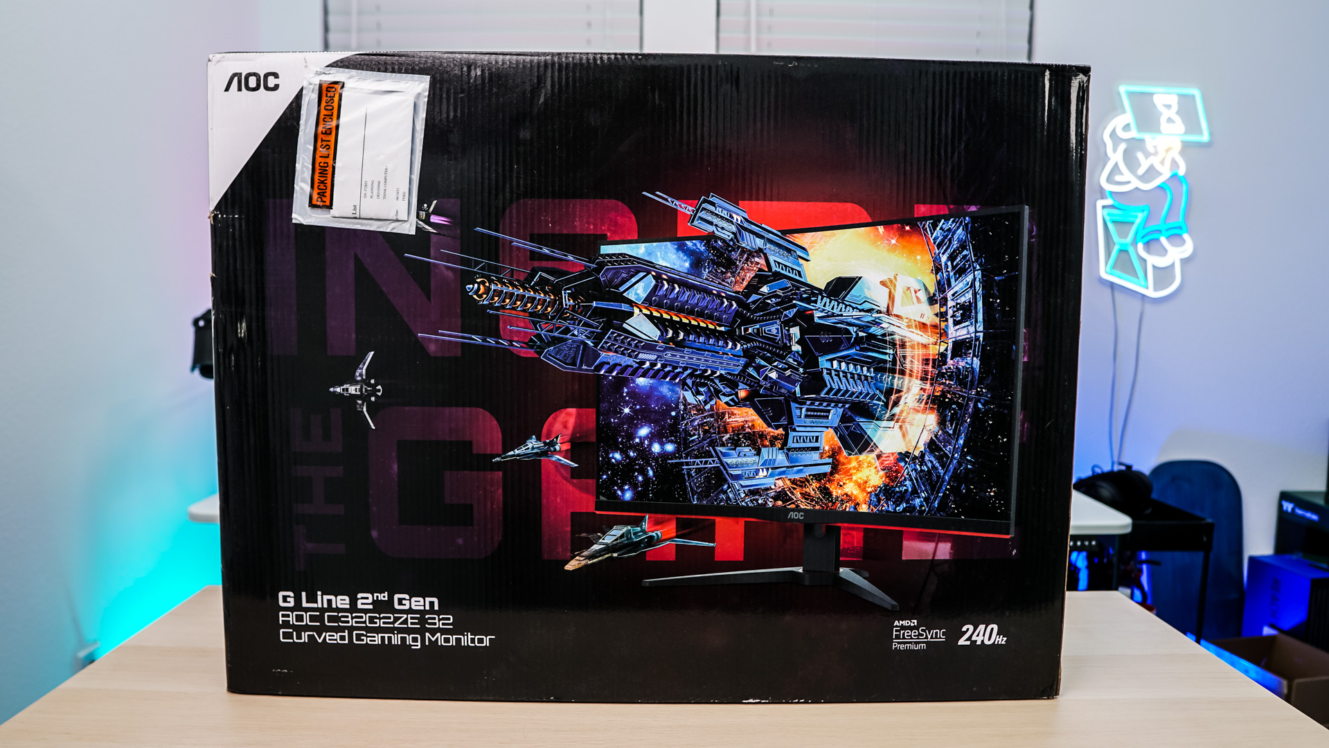 AOC C32G2ZE 32-inch 240 Hz Gaming Monitor Review | ThinkComputers.org