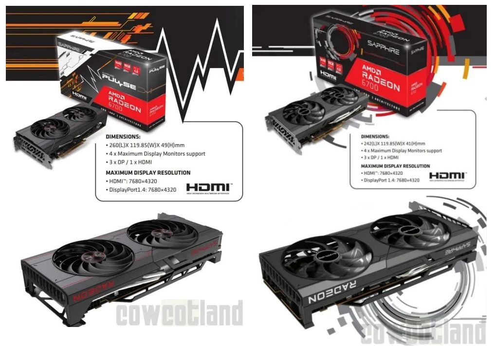SAPPHIRE Is Ready To Launch Radeon RX 6700 non-XT with 10GB RAM On