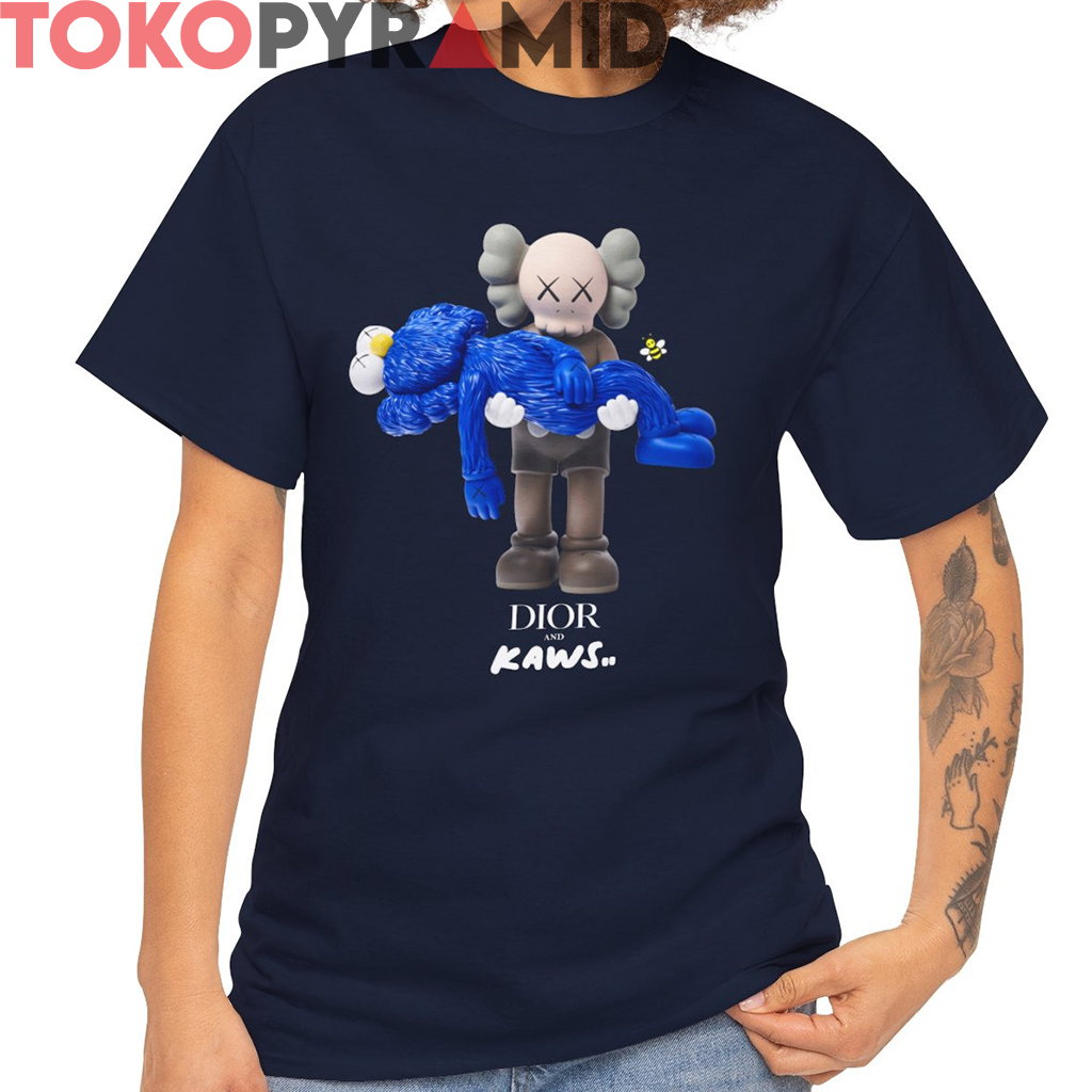Rare Dior And Kaws Shirt - TokoPyramid