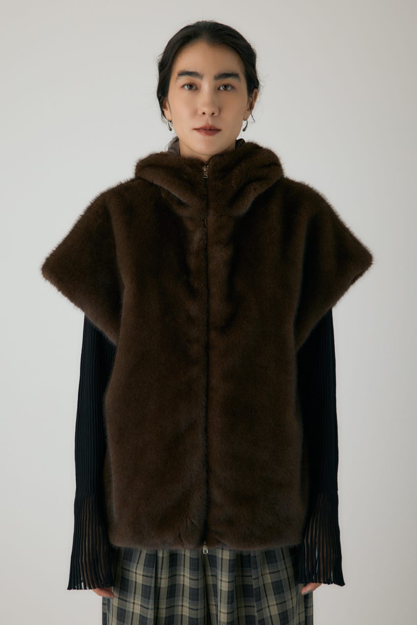 crie conforto | ミンクライクファーベスト (ベスト ) |SHEL'TTER WEBSTORE