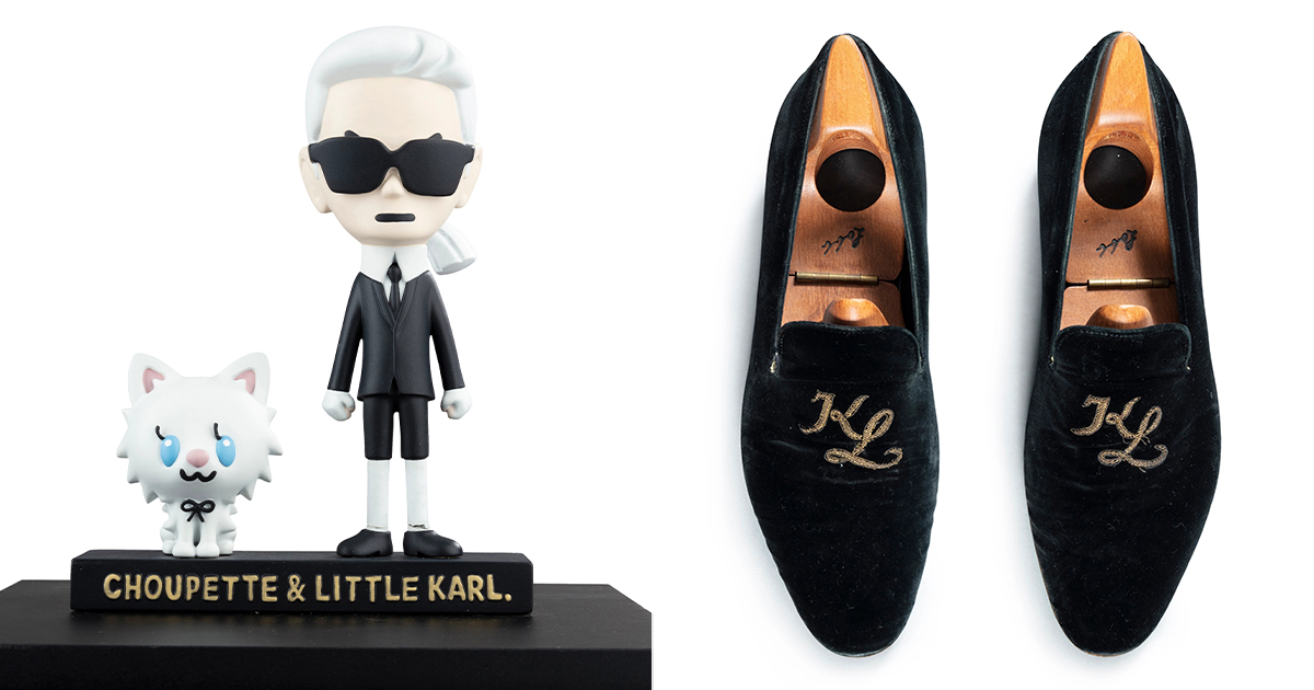 故カール・ラガーフェルド氏の遺品がオークションに 愛猫シュペット