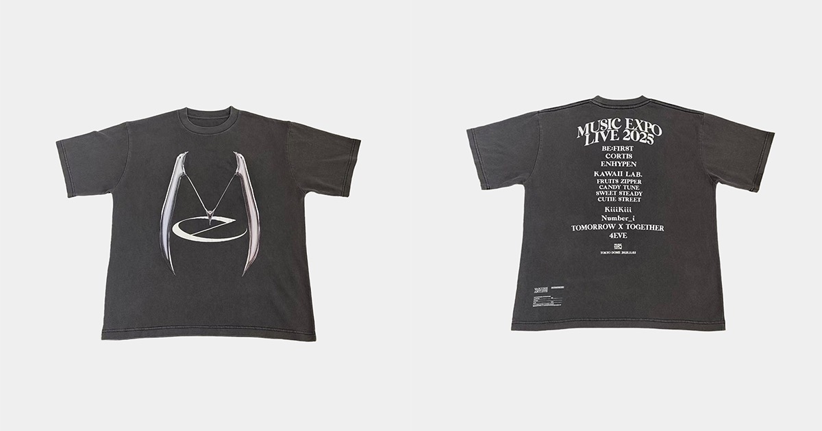 ジュンのV.A.がMUSIC EXPO LIVE 2025のオフィシャルTシャツを発売